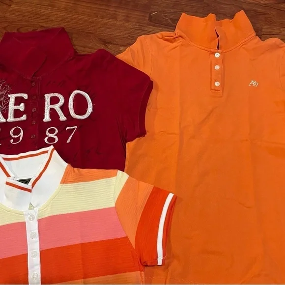 Bundle 4pcs Women's Polo Shirts - Picture 3 of 7